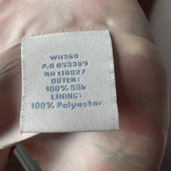 Boden Silk Poppy Floral Midi Sheath Dress Size 12 - Picture 7 of 8